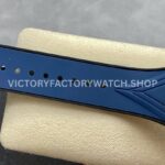 HB Factory Hublot Big Bang Sang Bleu 418.NX.5107.RX.1604.MXM20 45mm Titanium Diamond Blue Rubber Strap Skeletonized Blue Dial