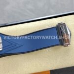 HB Factory Hublot Big Bang Sang Bleu 418.NX.5107.RX.1604.MXM20 45mm Titanium Diamond Blue Rubber Strap Skeletonized Blue Dial