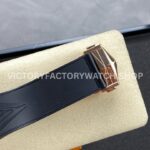 HB Factory Hublot Big Bang Sang Bleu 418.OX.1108.RX.MXM19 45mm Rose Gold Black Rubber Strap Skeletonized Black Dial