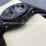 HB Factory Hublot Big Bang Tourbillon 419.CI.0170.RX 45mm Ceramic Rubber StrapSuper Clone Watch Arabic Numerals Skeletonized Dial