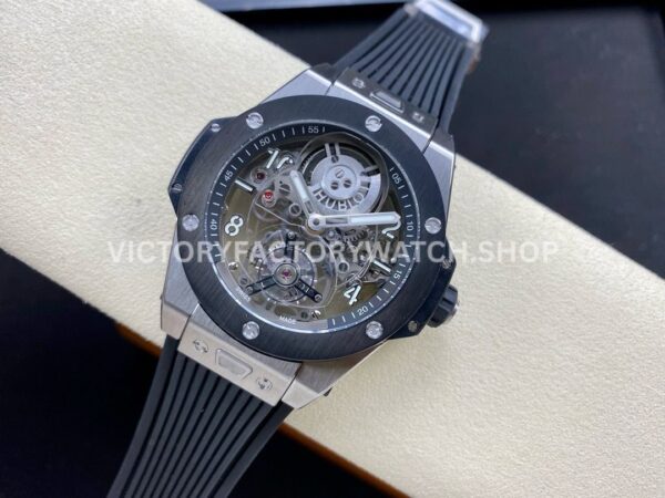 HB Factory Hublot Big Bang Tourbillon 429.NM.0170.RX.YOS 45mm Titanium Rubber Strap Arabic Numerals Skeletonized Dial