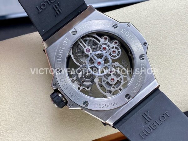 HB Factory Hublot Big Bang Tourbillon 429.NM.0170.RX.YOS 45mm Titanium Rubber Strap Arabic Numerals Skeletonized Dial