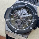 HB Factory Hublot Big Bang Tourbillon 429.NM.0170.RX.YOS 45mm Titanium Rubber Strap Arabic Numerals Skeletonized Dial