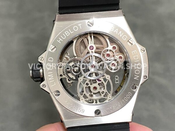 HB Factory Hublot Big Bang Tourbillon 429.NS.0170.RX.YOS 45mm Titanium Rubber Strap Titanium Bezel Arabic Numerals Skeletonized Dial