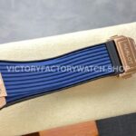 HB Factory Hublot Big Bang Unico 421.OL.5180.RX 45mm Rose Gold Rubber Strap Skeletonized Blue Dial