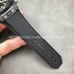 HB Factory Hublot Big Bang Unico 411.CI.1170.RX 45mm Black Ceramics Black Rubber Strap Black Skeletonized Dial