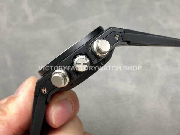 HB Factory Hublot Big Bang Unico 411.CI.1170.RX 45mm Black Ceramics Black Rubber Strap Black Skeletonized Dial
