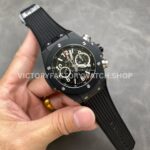 HB Factory Hublot Big Bang Unico 411.CI.1170.RX 45mm Black Ceramics Black Rubber Strap Black Skeletonized Dial
