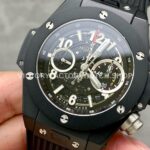 HB Factory Hublot Big Bang Unico 411.CI.1170.RX 45mm Black Ceramics Black Rubber Strap Black Skeletonized Dial