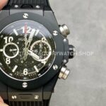 HB Factory Hublot Big Bang Unico 411.CI.1170.RX 45mm black ceramic black rubber strap black skeletonized dial replica watch