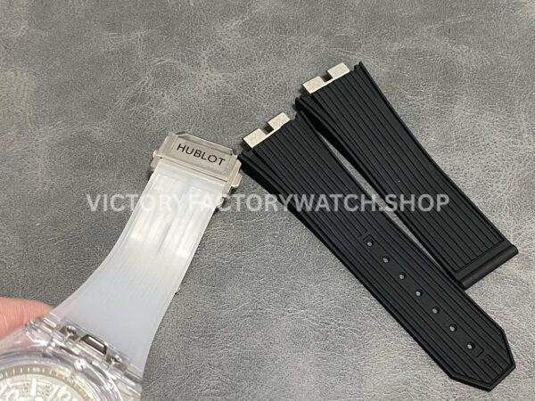 HB Factory Hublot Big Bang Unico 411.JX.4802.RT 45mm Synthetic Crystal Rubber Strap Skeletonized Dial