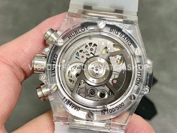 HB Factory Hublot Big Bang Unico 411.JX.4802.RT 45mm Synthetic Crystal Rubber Strap Skeletonized Dial