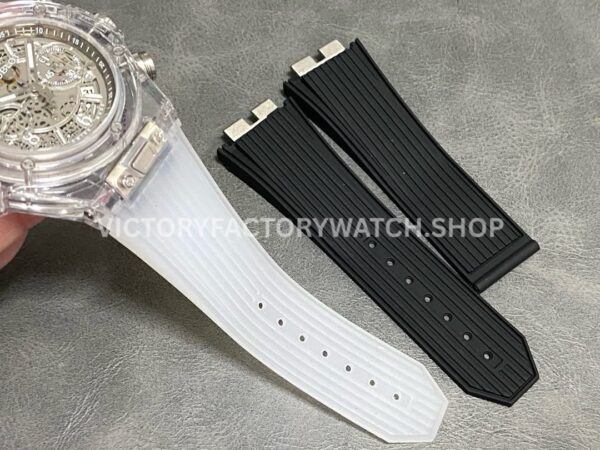 HB Factory Hublot Big Bang Unico 411.JX.4802.RT 45mm Synthetic Crystal Rubber Strap Skeletonized Dial