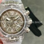 HB Factory Hublot Big Bang Unico 411.JX.4802.RT 45mm synthetic crystal rubber strap skeletonized dial replica watch