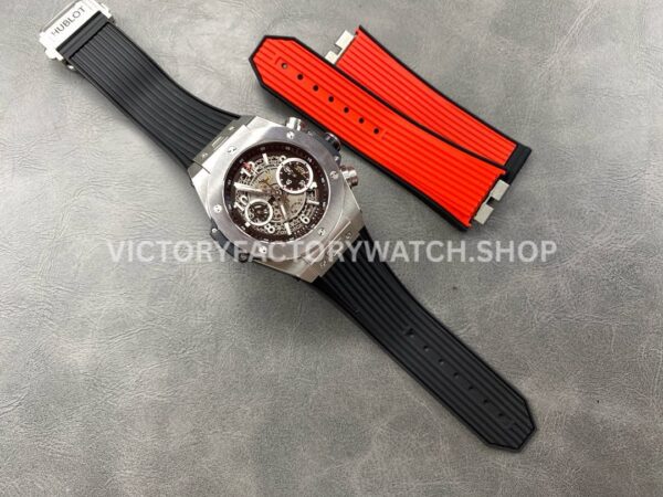 HB Factory Hublot Big Bang Unico 411.NX.1170.RX 45mm Titanium Rubber Strap Skeletonized Dial