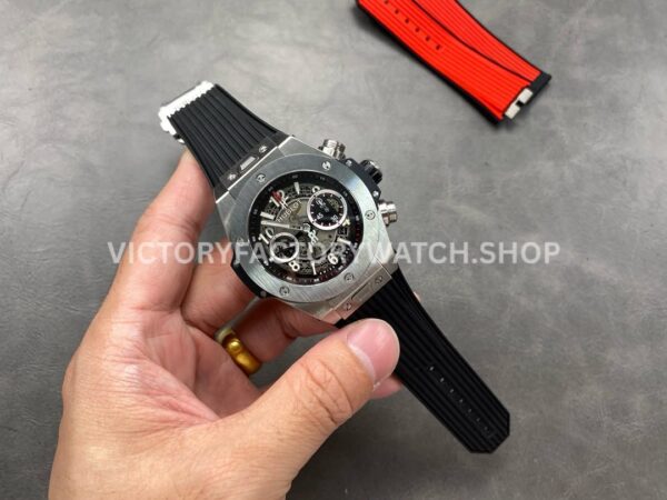 HB Factory Hublot Big Bang Unico 411.NX.1170.RX 45mm Titanium Rubber Strap Skeletonized Dial