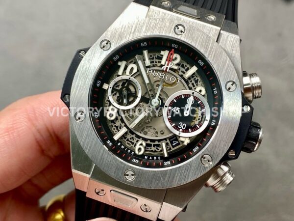 HB Factory Hublot Big Bang Unico 411.NX.1170.RX 45mm Titanium Rubber Strap Skeletonized Dial