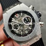HB Factory Hublot Big Bang Unico 411.NX.1170.RX 45mm Titanium Rubber Strap Skeletonized Dial