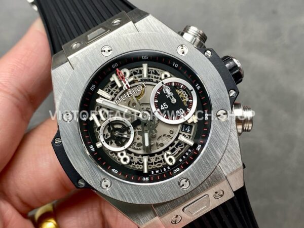 HB Factory Hublot Big Bang Unico 411.NX.1170.RX 45mm Titanium Rubber Strap Skeletonized Dial
