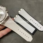 HB Factory Hublot Big Bang Unico 45mm White White Rubber Strap Ceramic Bezel White Skeletonized Dial