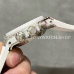 HB Factory Hublot Big Bang Unico 45mm White White Rubber Strap Ceramic Bezel White Skeletonized Dial
