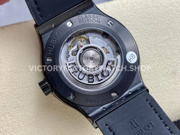 HB Factory Hublot Classic Fusion 542.CM.1171.RX 42mm Steel Leather Strap Ceramic Bezel Black Dial