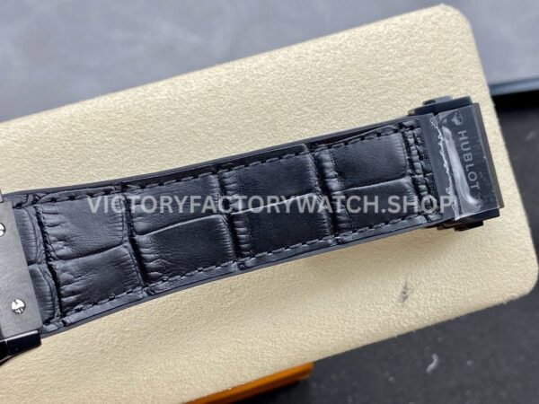 HB Factory Hublot Classic Fusion 542.CM.1171.RX 42mm Steel Leather Strap Ceramic Bezel Black Dial