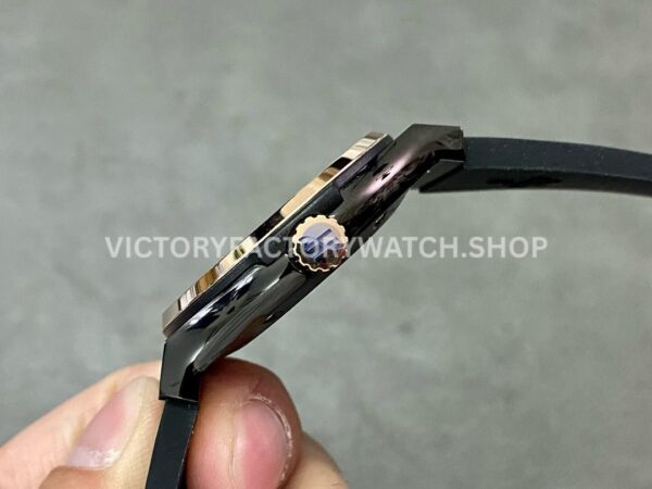 HB Factory Hublot Classic Fusion 542.CO.1181.RX 42mm Rubber Strap Rose Gold Bezel Black Dial