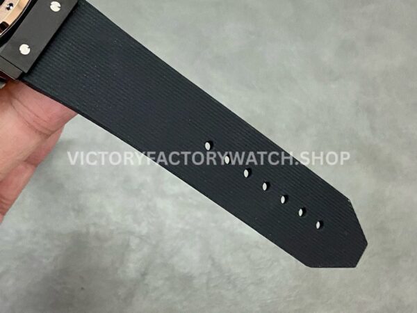 HB Factory Hublot Classic Fusion 542.CO.1181.RX 42mm Rubber Strap Rose Gold Bezel Black Dial