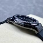 HB Factory Hublot Classic Fusion 542.CX.1270.RX.MDM 42mm Steel Black Rubber Strap Black Dial