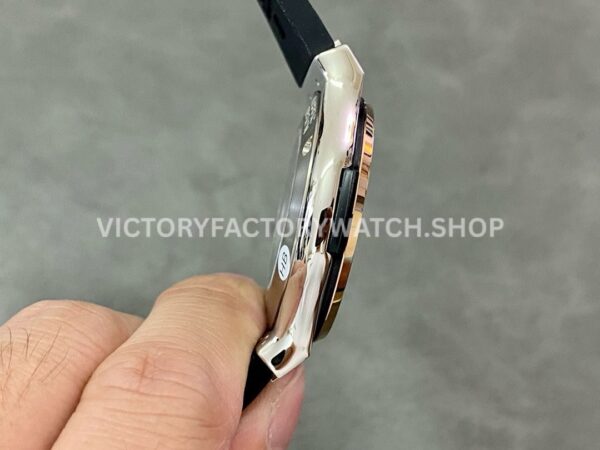 HB Factory Hublot Classic Fusion 542.NO.1181.LR 42mm Rubber Strap Rose Gold Bezel Black Dial