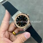 HB Factory Hublot Classic Fusion 542.NO.1181.LR 42mm Rubber Strap Rose Gold Bezel Black Dial