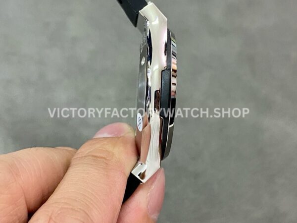 HB Factory Hublot Classic Fusion 542.NX.1171.RX 42mm Steel Black Rubber Strap Black Dial