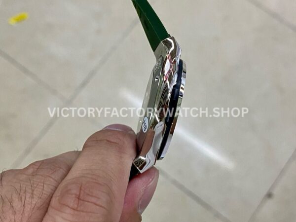 HB Factory Hublot Classic Fusion 542.NX.8970.LR 42mm Rubber Strap Titanium Bezel Green Dial