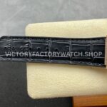 HB Factory Hublot Classic Fusion 542.OX.1181.LR.1704 42mm Full Diamond Rose Gold Leather Strap Black Dial