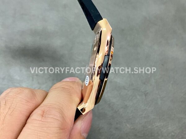 HB Factory Hublot Classic Fusion 542.OX.1181.RX 42mm Rose Gold Rubber Strap Black Dial