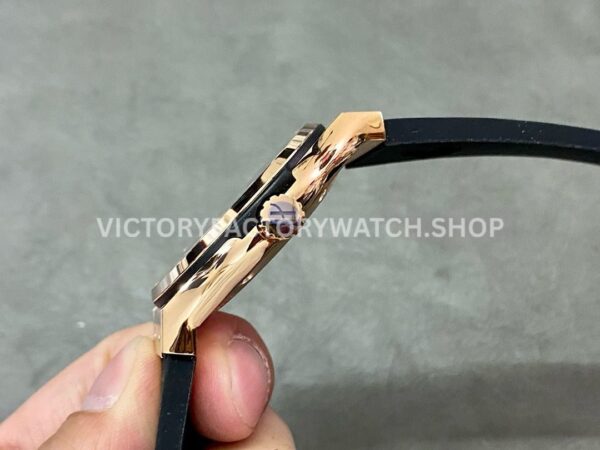 HB Factory Hublot Classic Fusion 542.OX.1181.RX 42mm Rose Gold Rubber Strap Black Dial