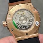HB Factory Hublot Classic Fusion 542.OX.8980.LR 42mm Rose Gold Rubber Strap Green Dial
