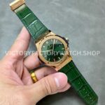 HB Factory Hublot Classic Fusion 542.OX.8980.LR 42mm Rose Gold Rubber Strap Green Dial
