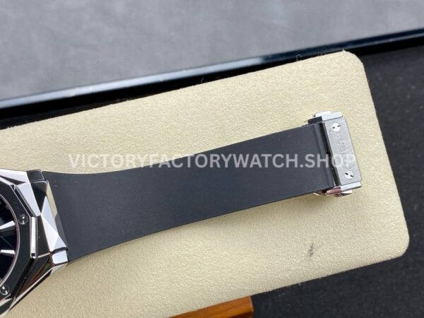 HB Factory Hublot Classic Fusion 550.NS.1800.RX.ORL19 40mm Steel Black Rubber Strap Black Dial