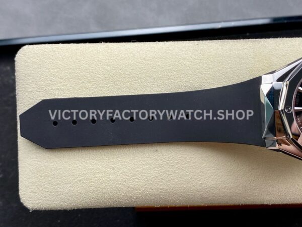 HB Factory Hublot Classic Fusion 550.NS.1800.RX.ORL19 40mm Steel Black Rubber Strap Black Dial