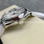 HB Factory Hublot Classic Fusion 550.NS.2200.RW.1804.ORL20 40mm Diamond Steel White Rubber Strap White Dial