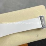 HB Factory Hublot Classic Fusion 550.NS.2200.RW.1804.ORL20 40mm Diamond Steel White Rubber Strap White Dial