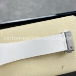 HB Factory Hublot Classic Fusion 550.NS.2200.RW.1804.ORL20 40mm White Rubber Strap Diamond Bezel White Dial