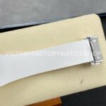 HB Factory Hublot Classic Fusion 550.NS.2200.RW.ORL20 40mm Steel White Rubber Strap White Dial