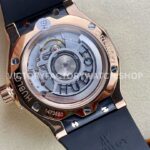 HB Factory Hublot Classic Fusion 550.OS.1800.RX.1604.ORL19 40mm Rose Gold Black Rubber Strap Diamond Bezel Black Dial
