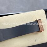 HB Factory Hublot Classic Fusion 550.OS.1800.RX.1804.ORL19 40mm Diamond Rose Gold Black Rubber Strap Black Dial