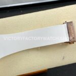 HB Factory Hublot Classic Fusion 550.OS.2200.RW.1804.ORL20 40mm Diamond Rose Gold White Rubber Strap White Dial