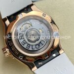 HB Factory Hublot Classic Fusion 550.OS.2200.RW.1804.ORL20 40mm Diamond Rose Gold White Rubber Strap White Dial