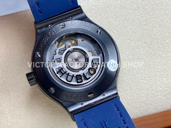 HB Factory Hublot Classic Fusion 565.CM.7170.LR 38mm Steel Leather Strap Blue Dial
